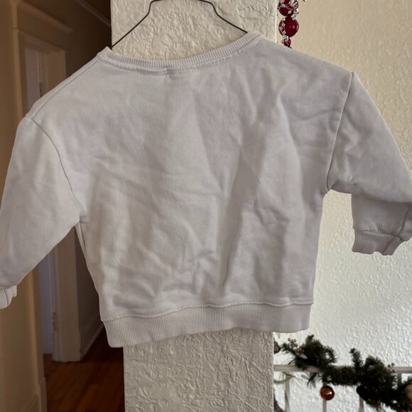 Zara Girls Mickey Mouse Sweatshirt Crewneck Size 4 - Picture 2 of 3